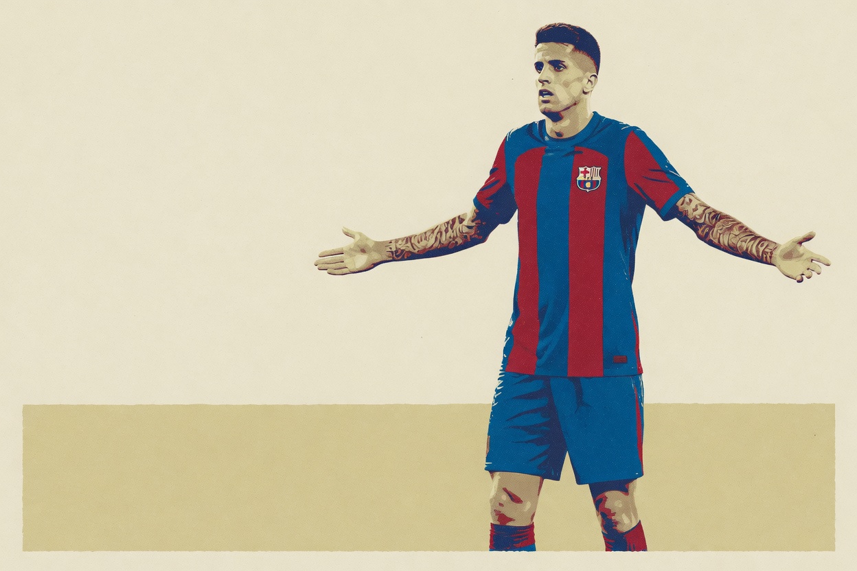Barcelona's right-back depth chart is Cancelo and a prayer