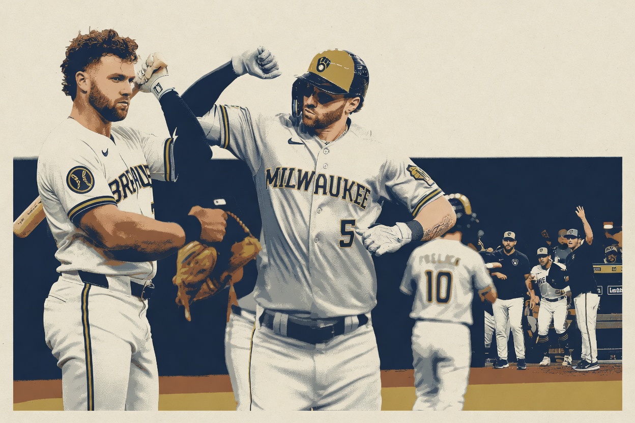 Milwaukee had never beaten the Dodgers. Now they're sweeping them