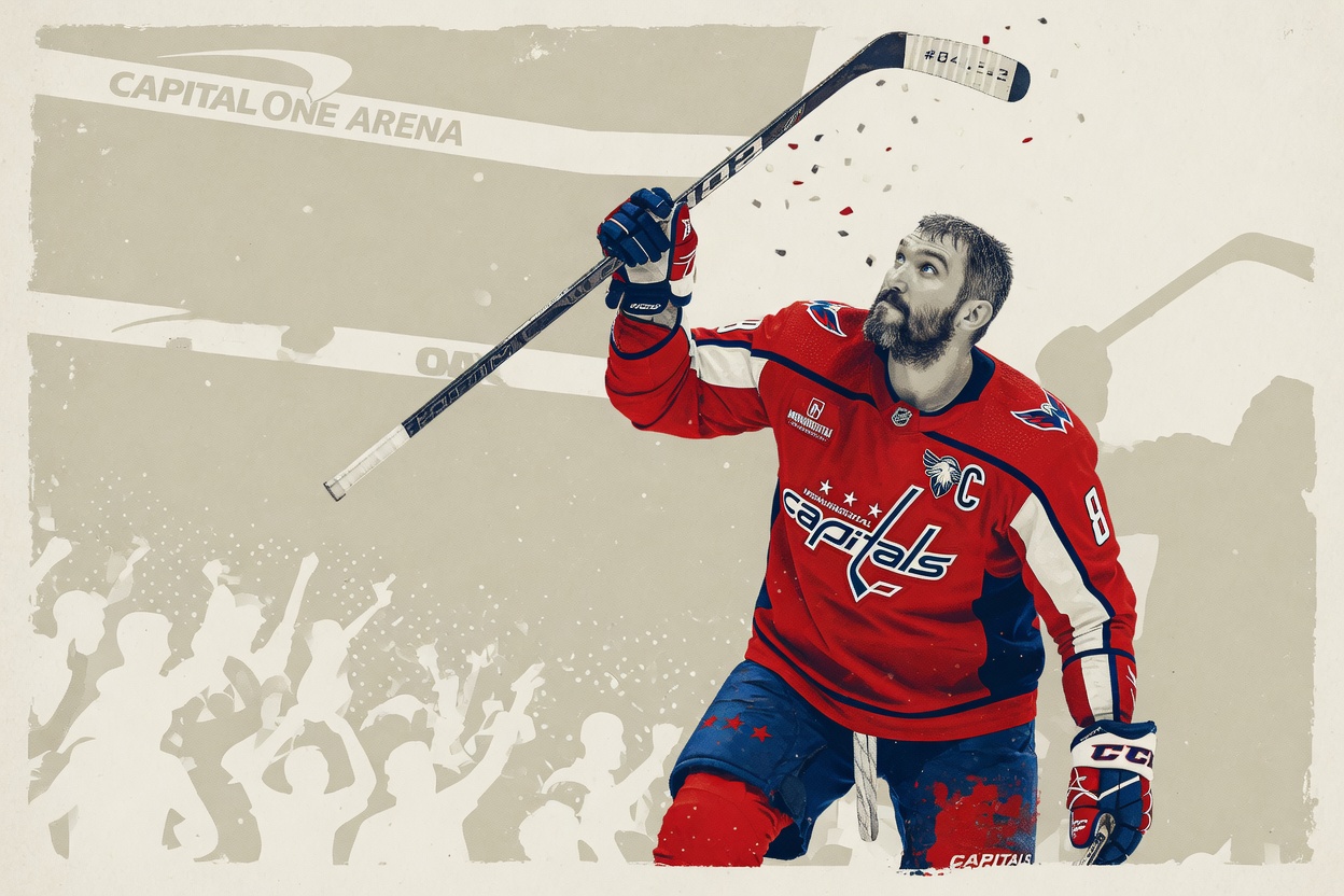 929 goals, one United Russia ad, and the farewell tour the Caps won't cancel