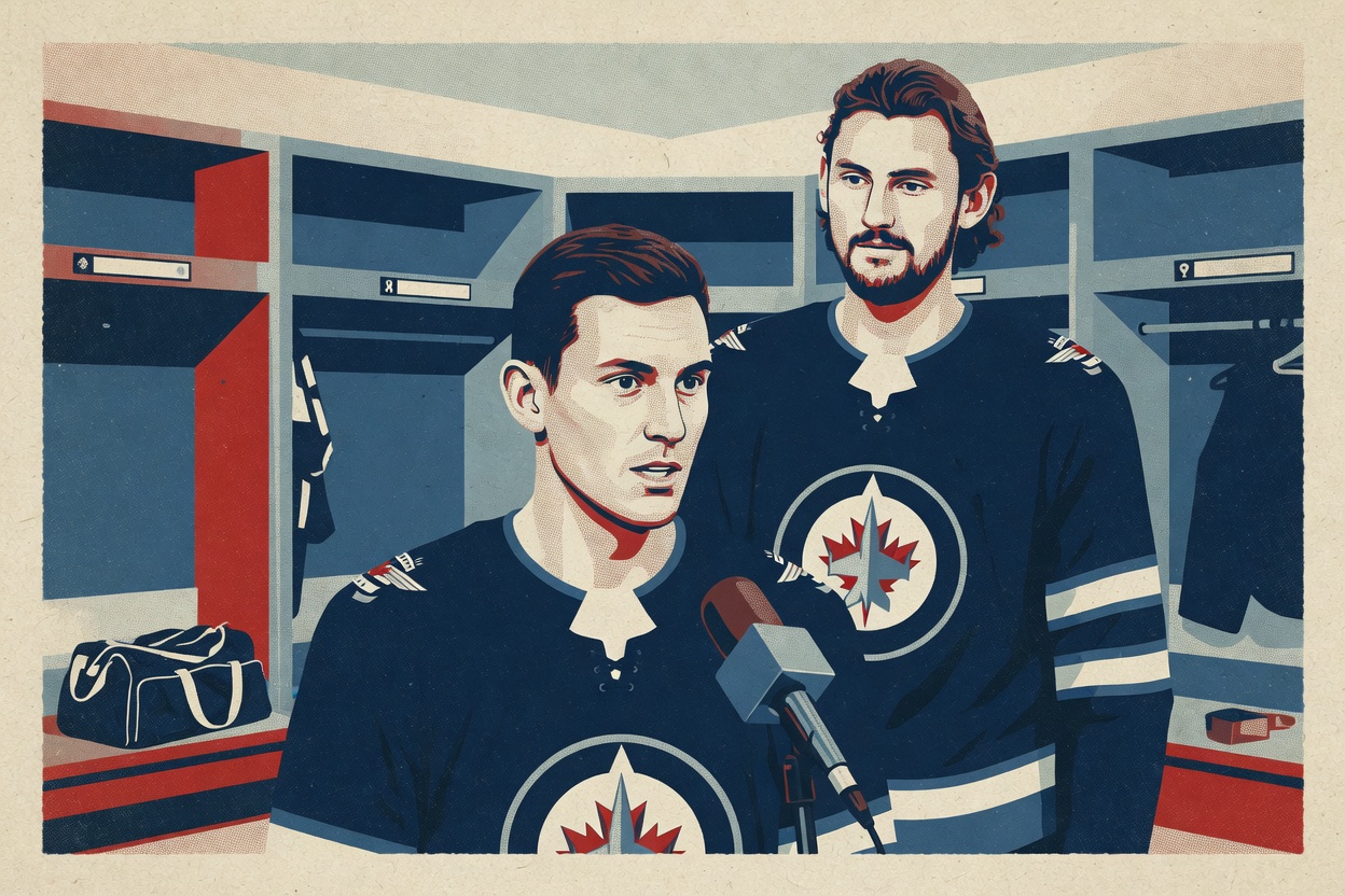 Hellebuyck quit on Winnipeg. Kyle Connor made sure everyone heard it.