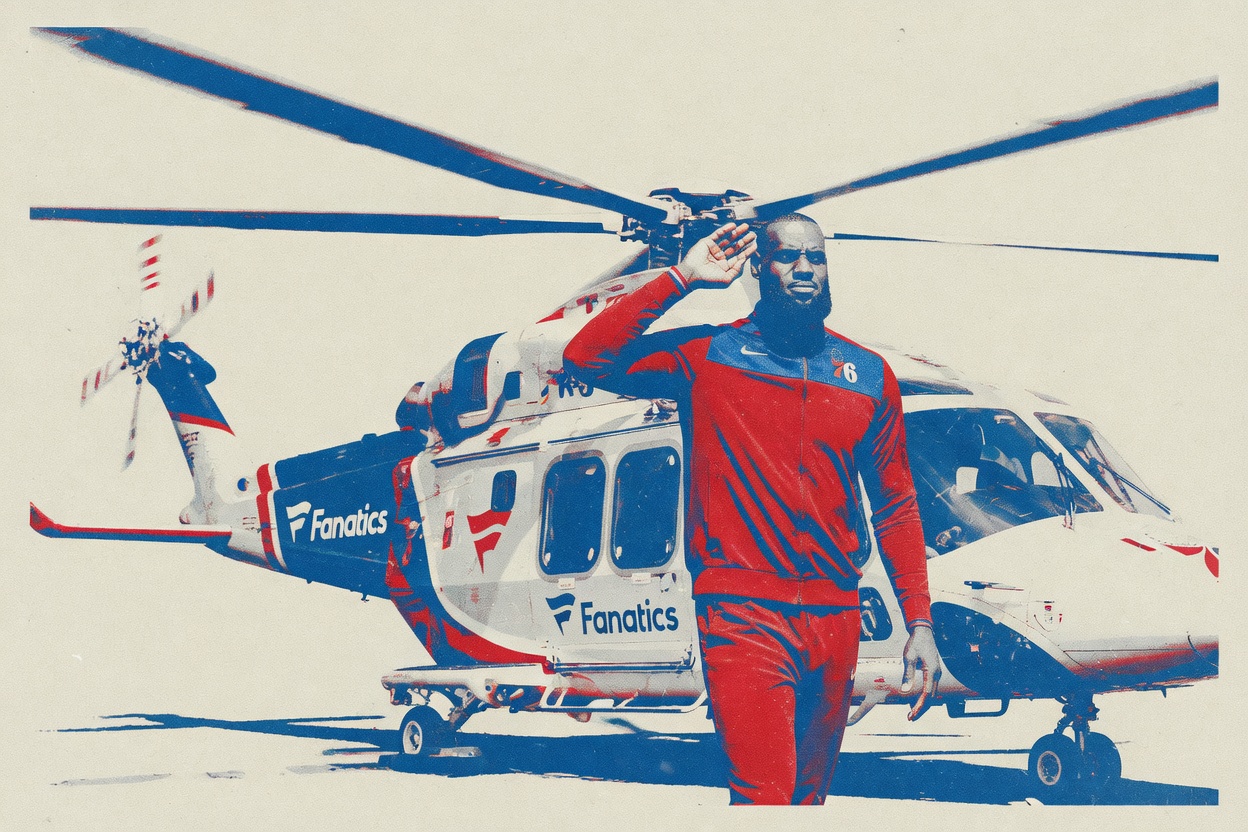 You want LeBron's free helicopter to be a crime. It isn't.