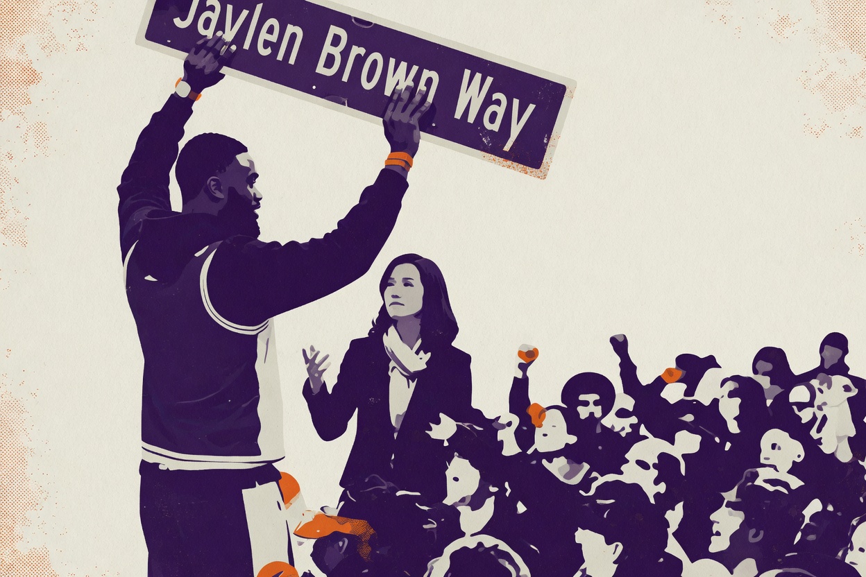 Boston Gave Jaylen Brown a Street Sign. The NBA Should Take Notes.