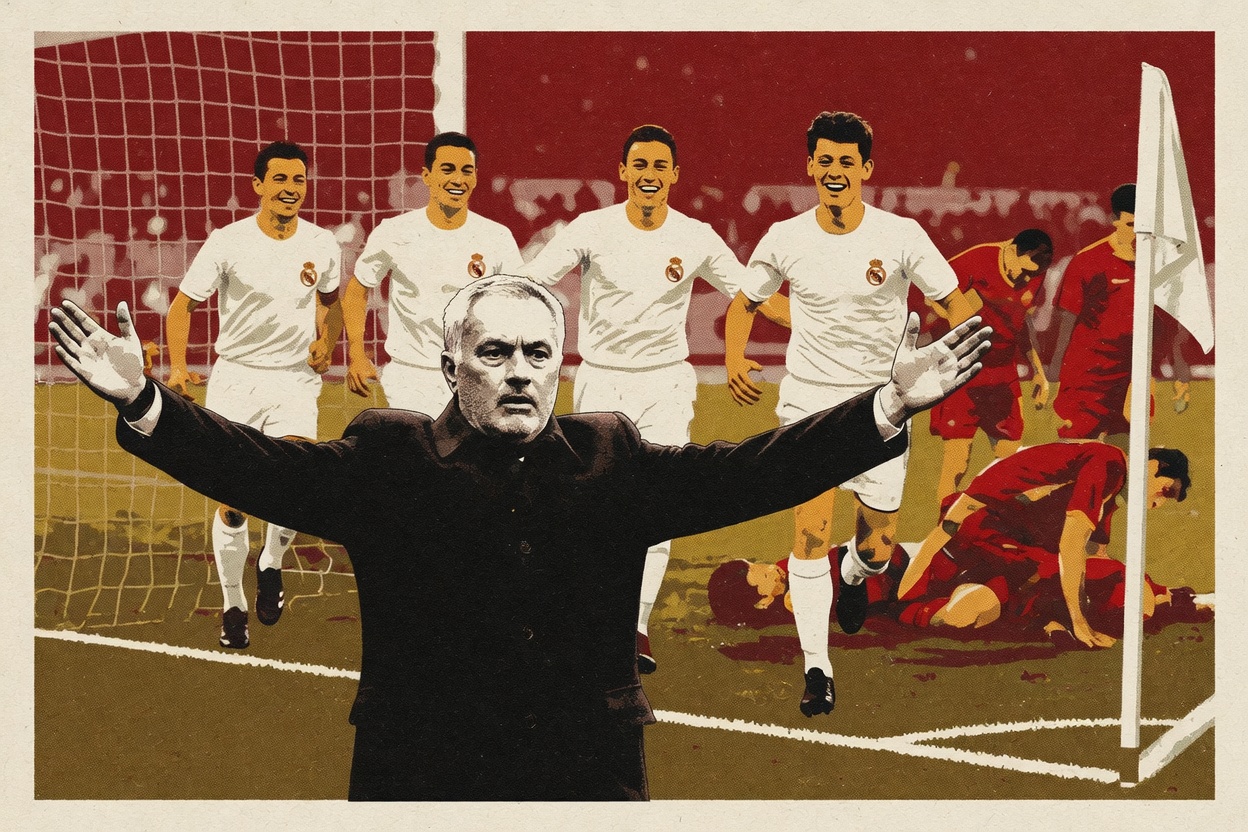 Four corners in seven minutes, and Roma marked none of them
