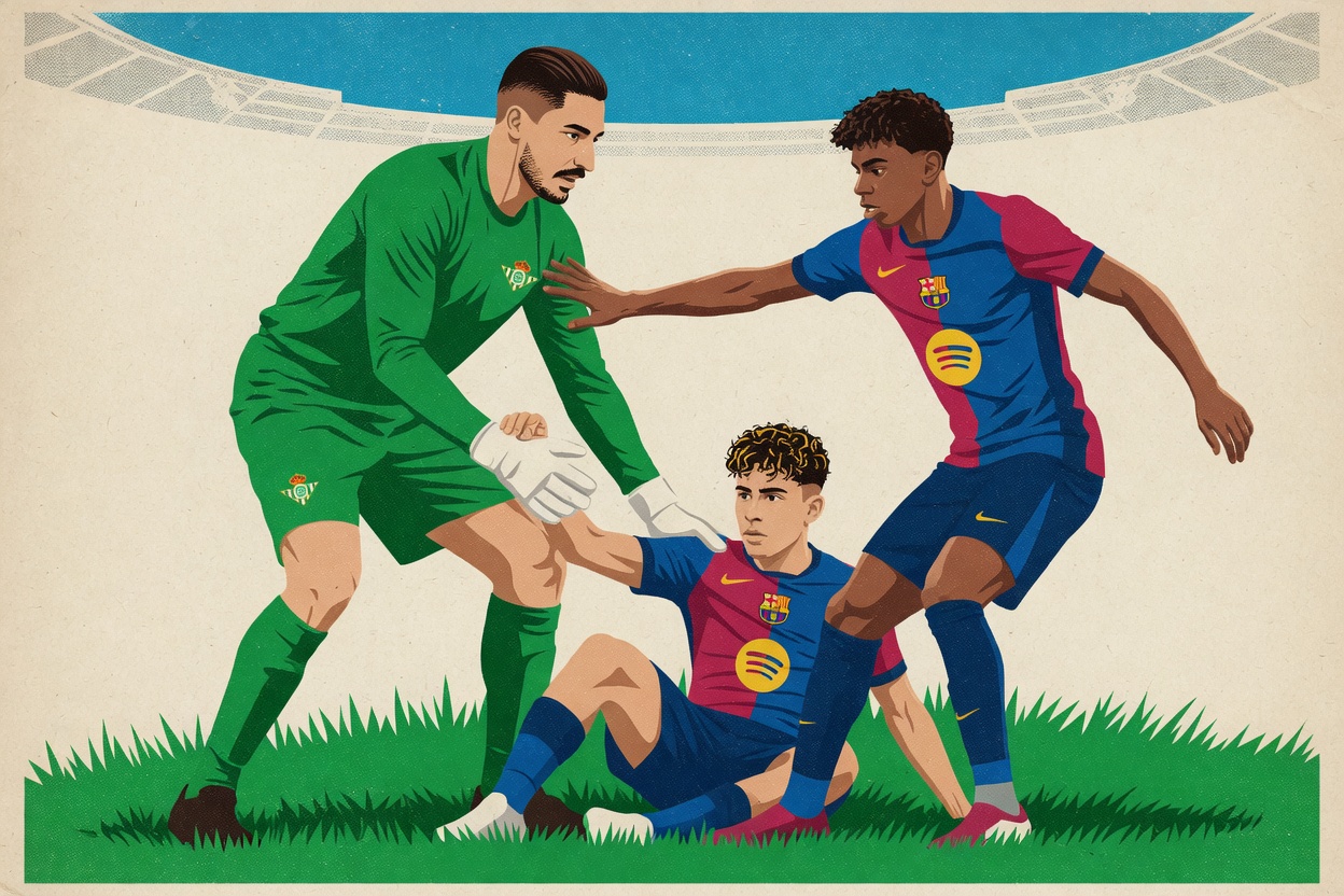 Everyone's screaming about Bernal. The Betis keeper lit the fuse.