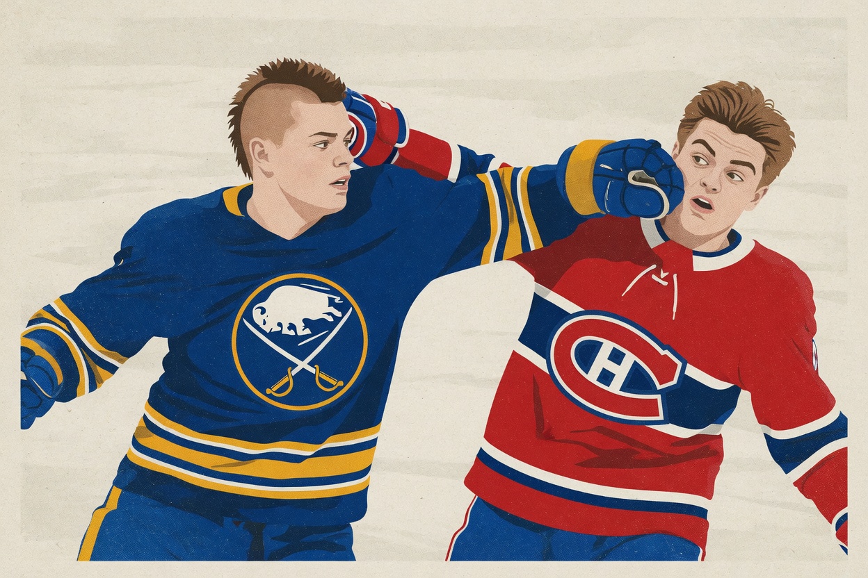 Benson elbowed the one Canadien who never touched him