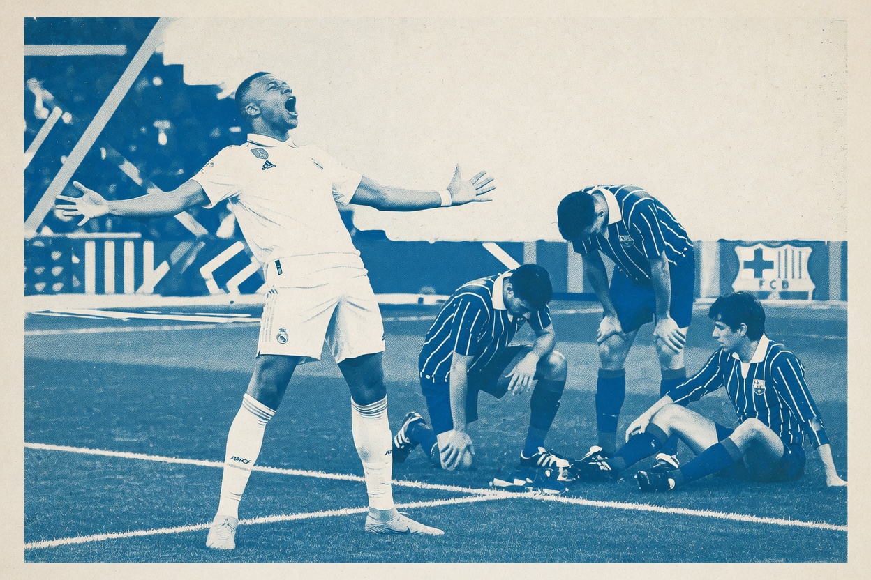 You're raging about a 'good luck' nobody can prove the referee ever said