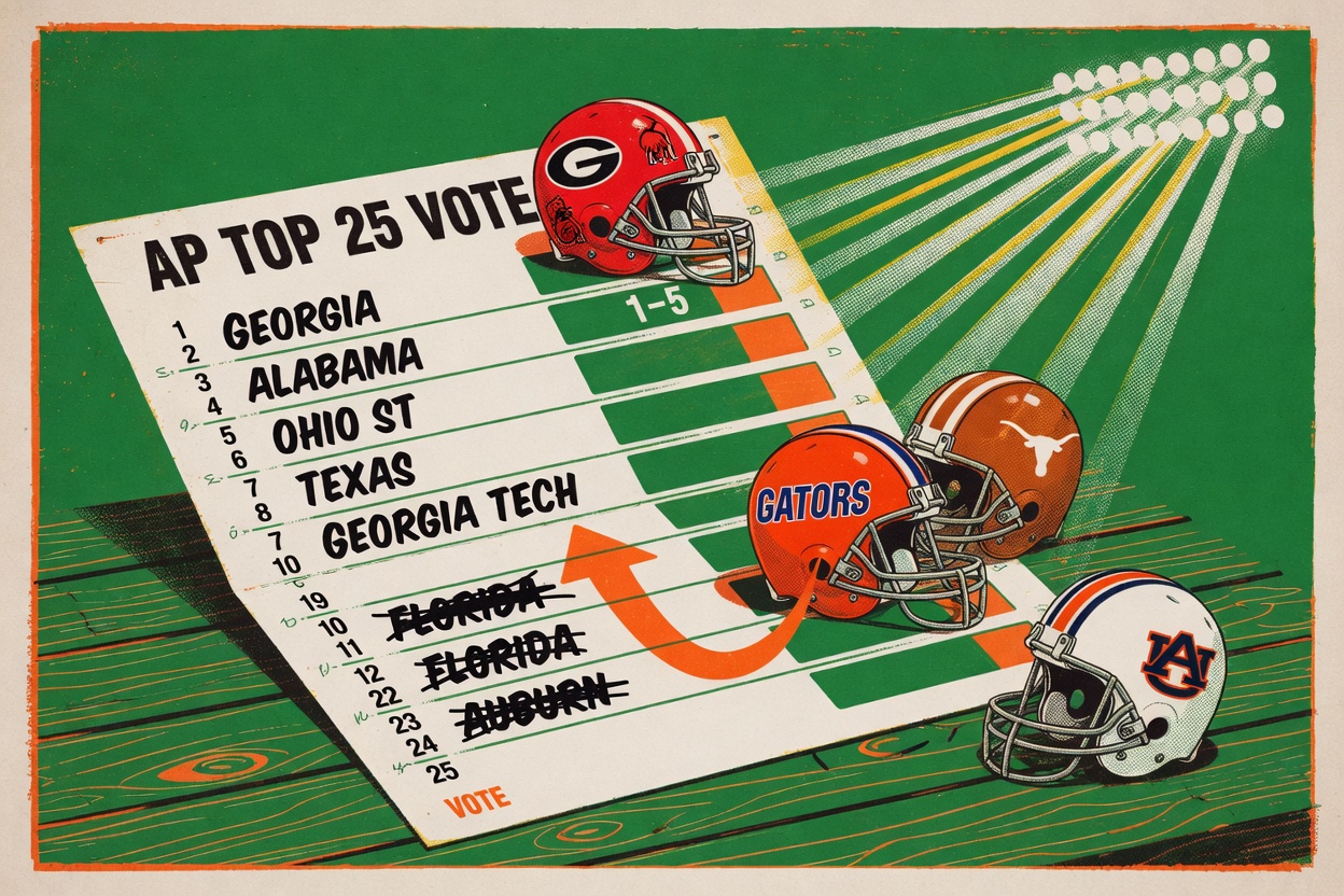 Florida beat Texas head-to-head and the AP voters ranked them behind Texas anyway
