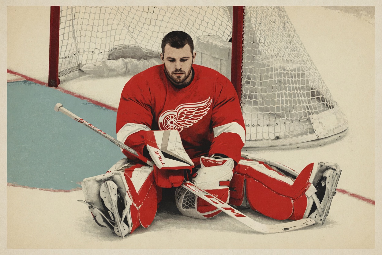 John Gibson Is the Problem the Red Wings Keep Pretending Not to See