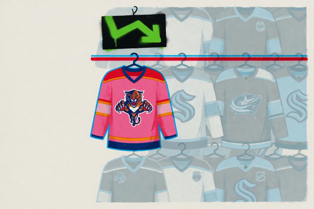 Florida nailed its hometown jersey. Fanatics mailed in half the league.