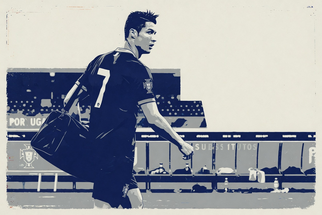 You're arguing about a 16-year-old's passport because Ronaldo didn't get off the bench