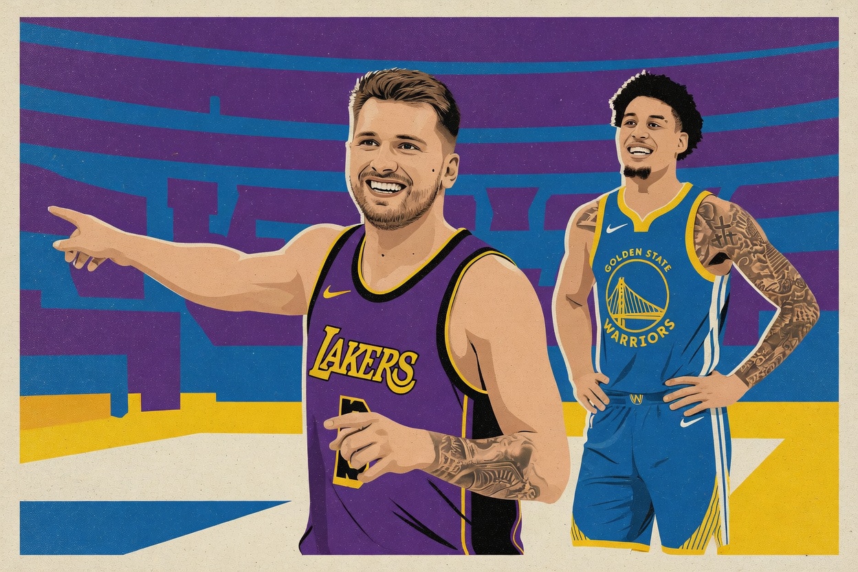 The rookie got the technical. Luka got a free pass.