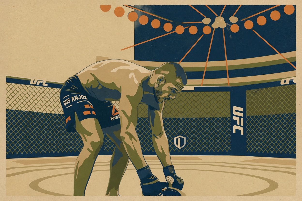 The UFC honored a prelim retirement tonight. Rafael dos Anjos is still waiting for his.