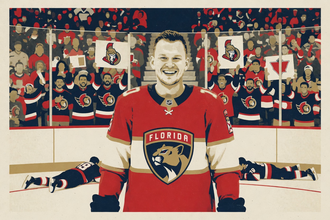 'It was good,' Brady Tkachuk said while Ottawa tore him apart