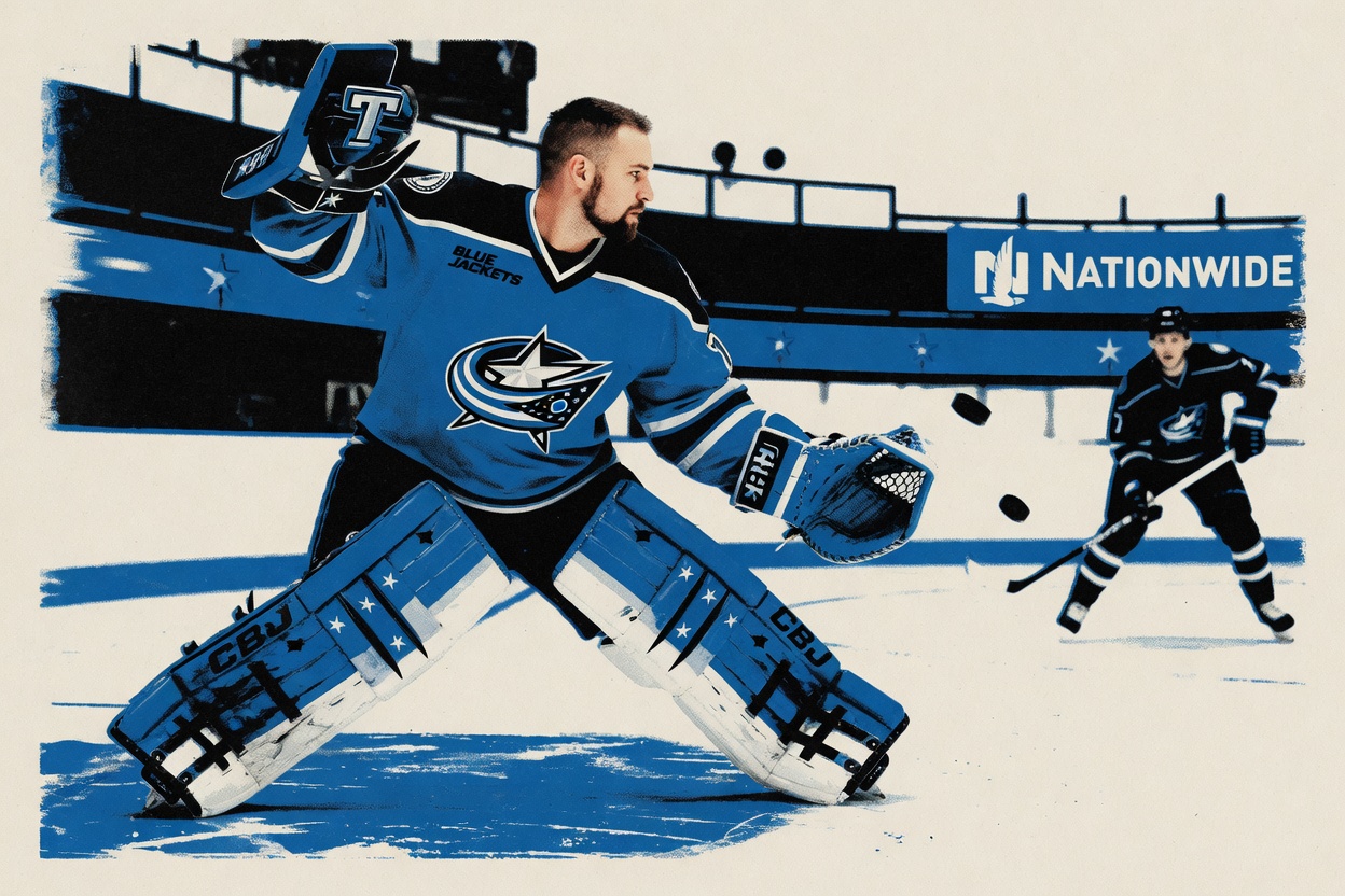 Cam Talbot bailed out a Blue Jackets team that quit in the third