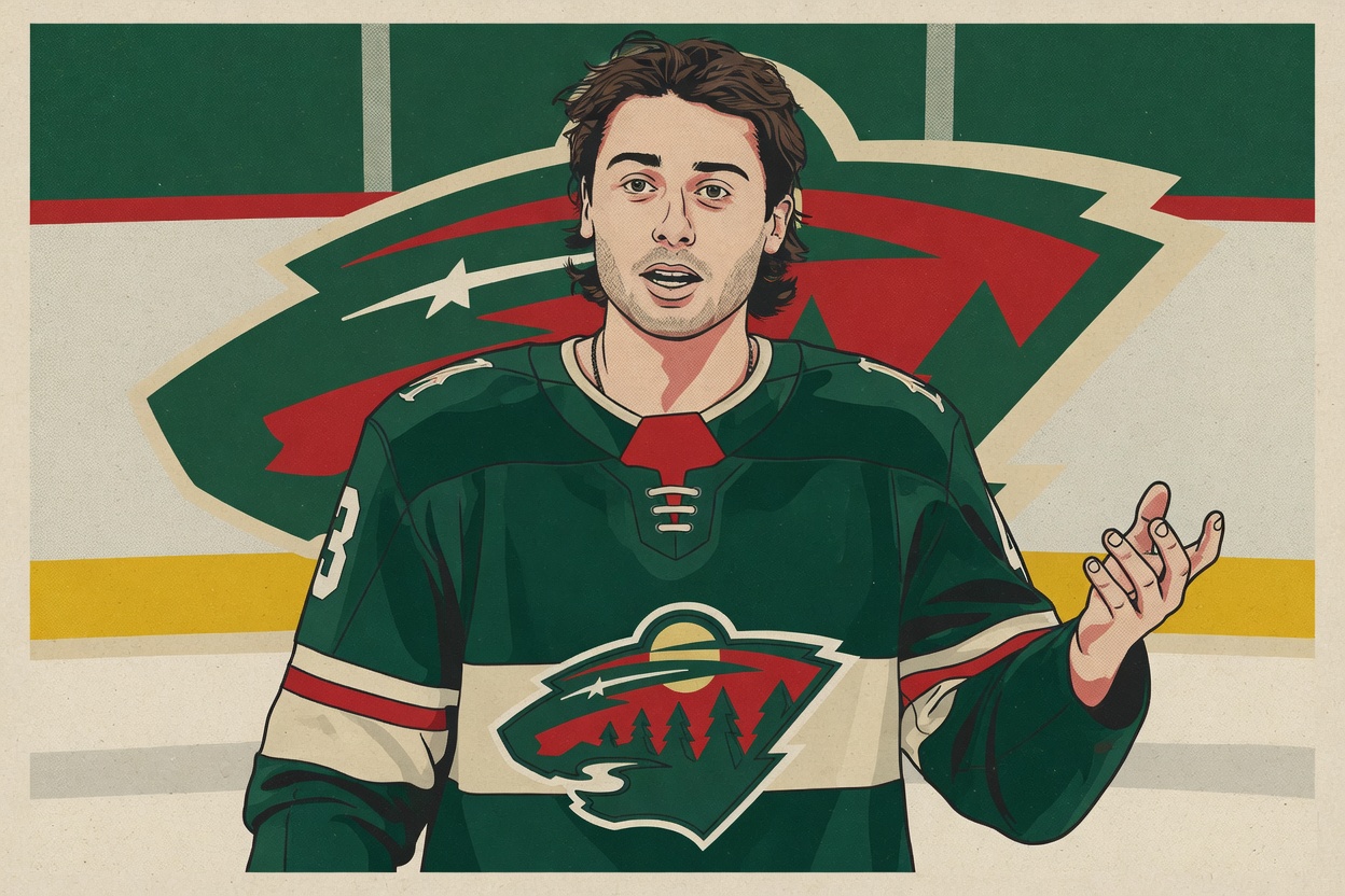 Quinn Hughes is running the Tkachuk playbook and the Wild keep smiling