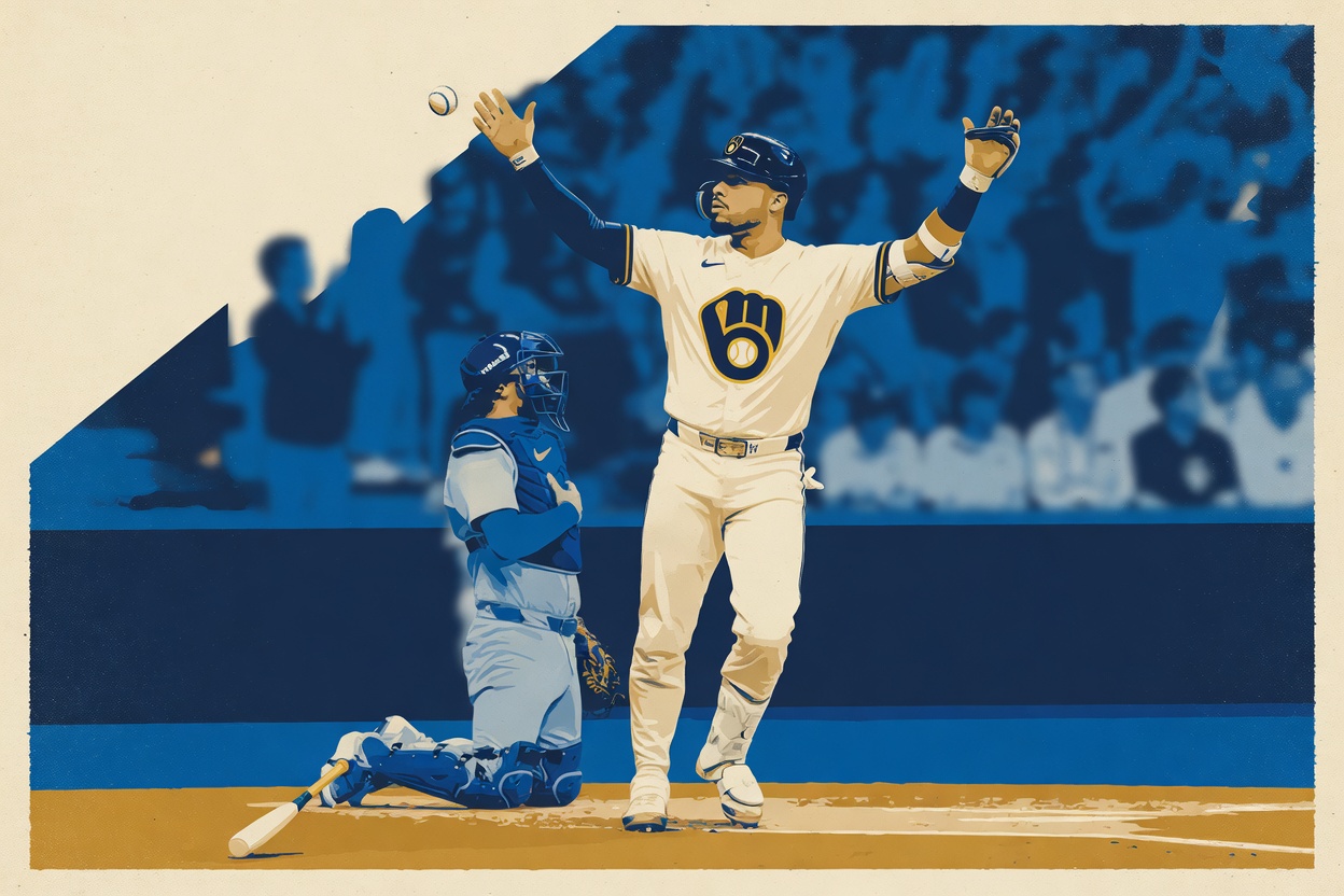 You cheered this exact trot in the NLDS. Now it's showboating?