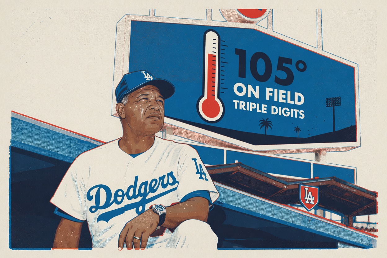 101 degrees at first pitch, and MLB had days to move it