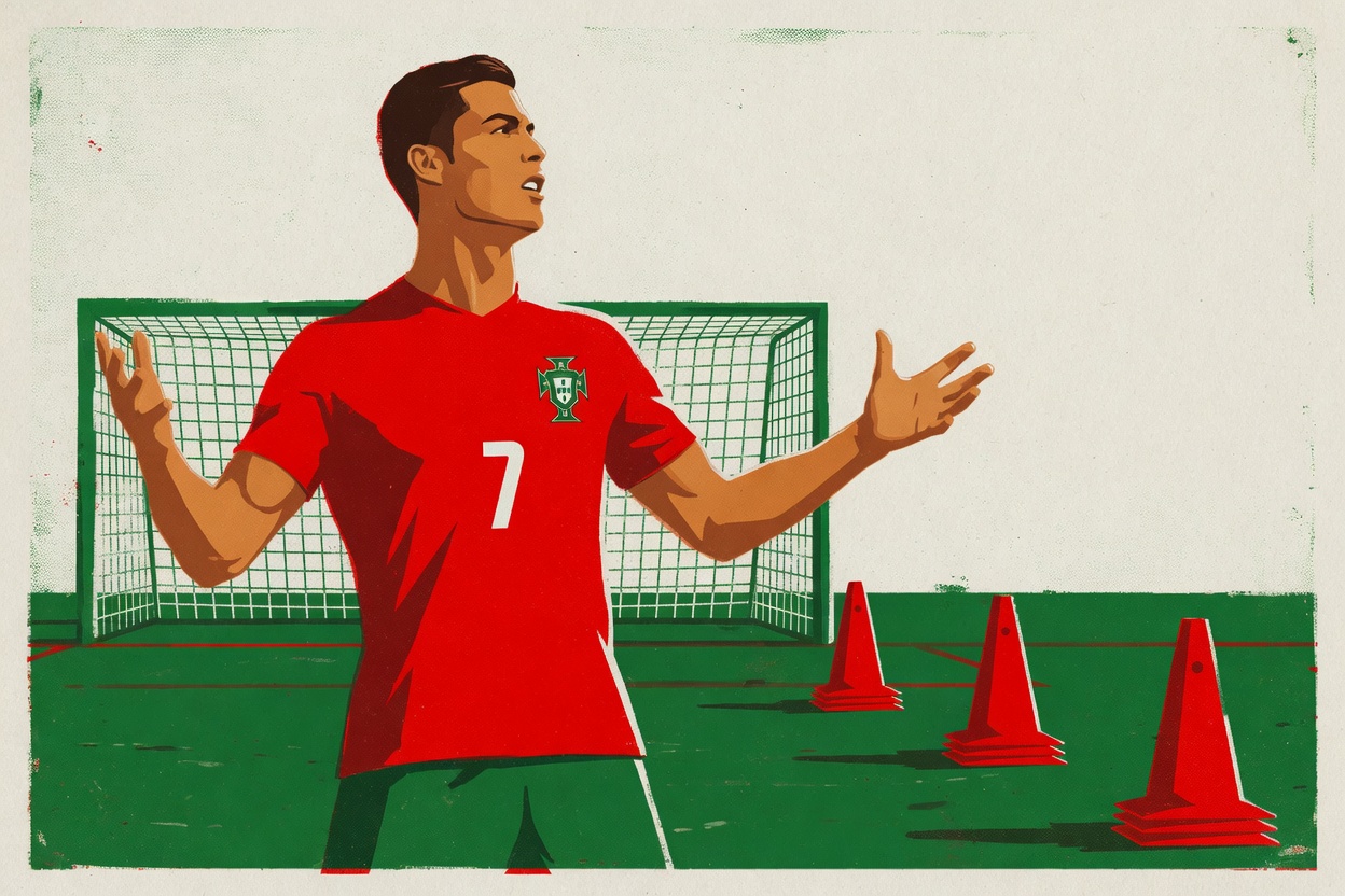 Ronaldo asked for no mercy. Portugal handed it to him anyway