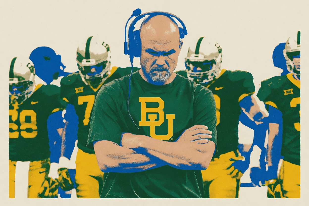 The blocked kick in Lawrence was the last domino. Five years built the rest.