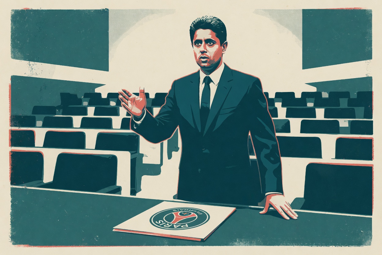 UEFA fined PSG €10m. Their president helps run UEFA.