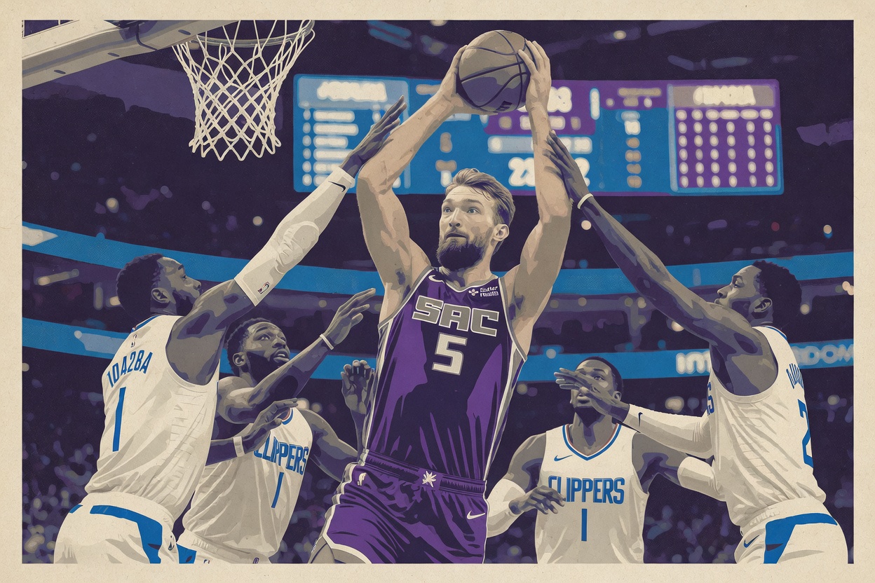Sabonis and LaVine played the whole game. The Kings still lost by 25