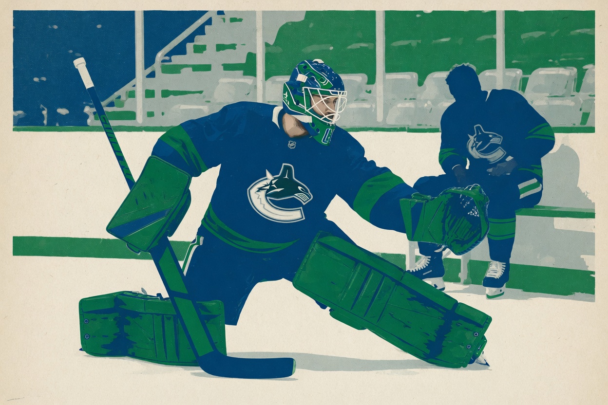 Vancouver Signed a Just-in-Case Goalie. Now Say Why Out Loud.
