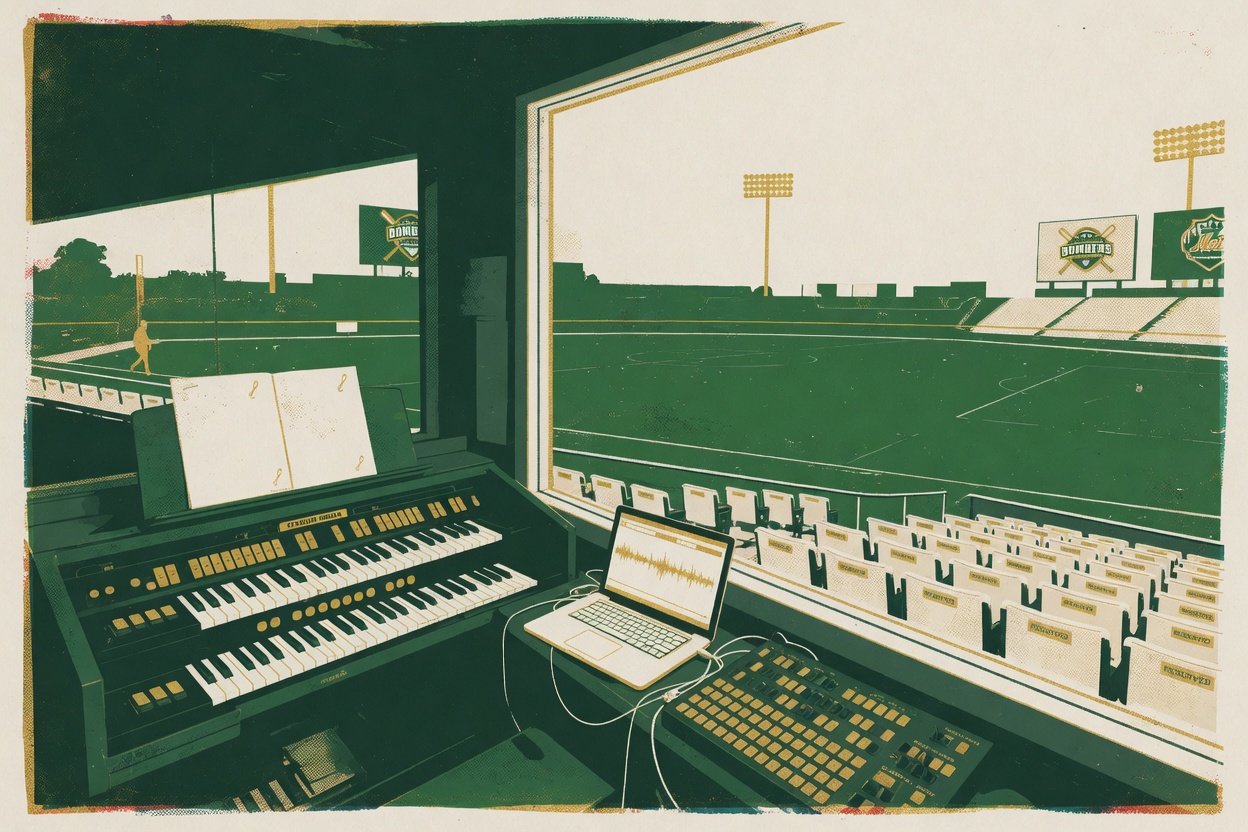 The Rangers won the World Series, then swapped their organist for an electric guitar