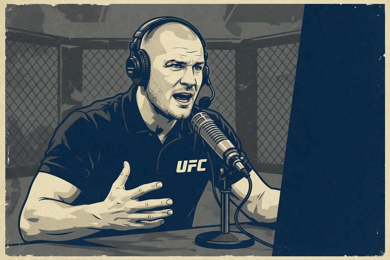 Bisping parked middleweight for a year. Now he's scolding Makhachev for it.