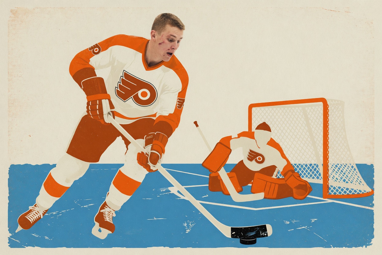 The refs owe Jamie Drysdale an apology. They don't owe the Flyers this game.