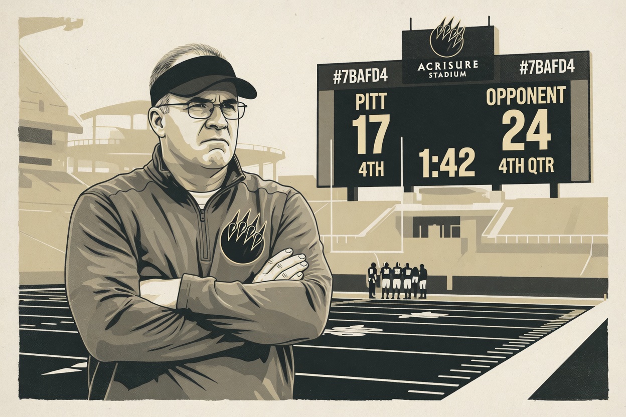 Pat Narduzzi demanded a ranking. Pitt lost it in a week.