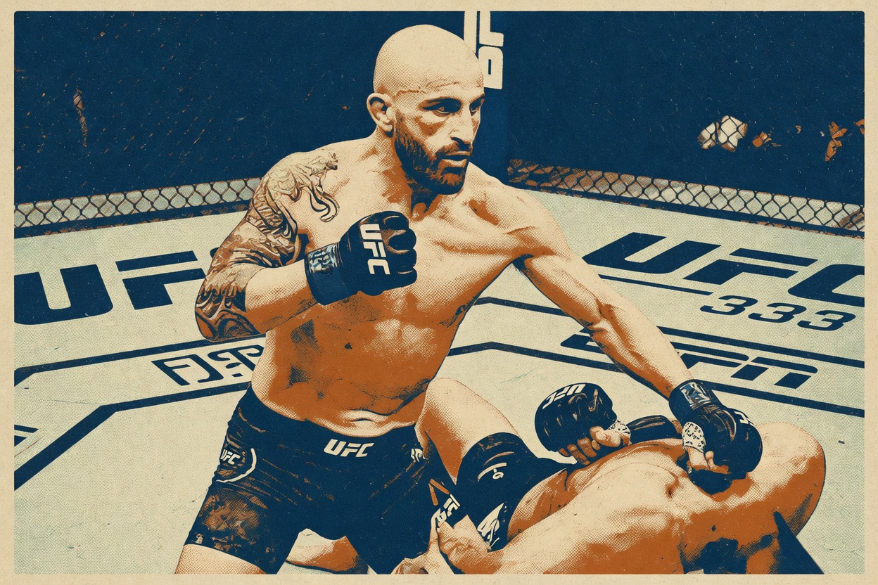 You're calling Volkanovski unbeatable. Topuria knocked him out last year.