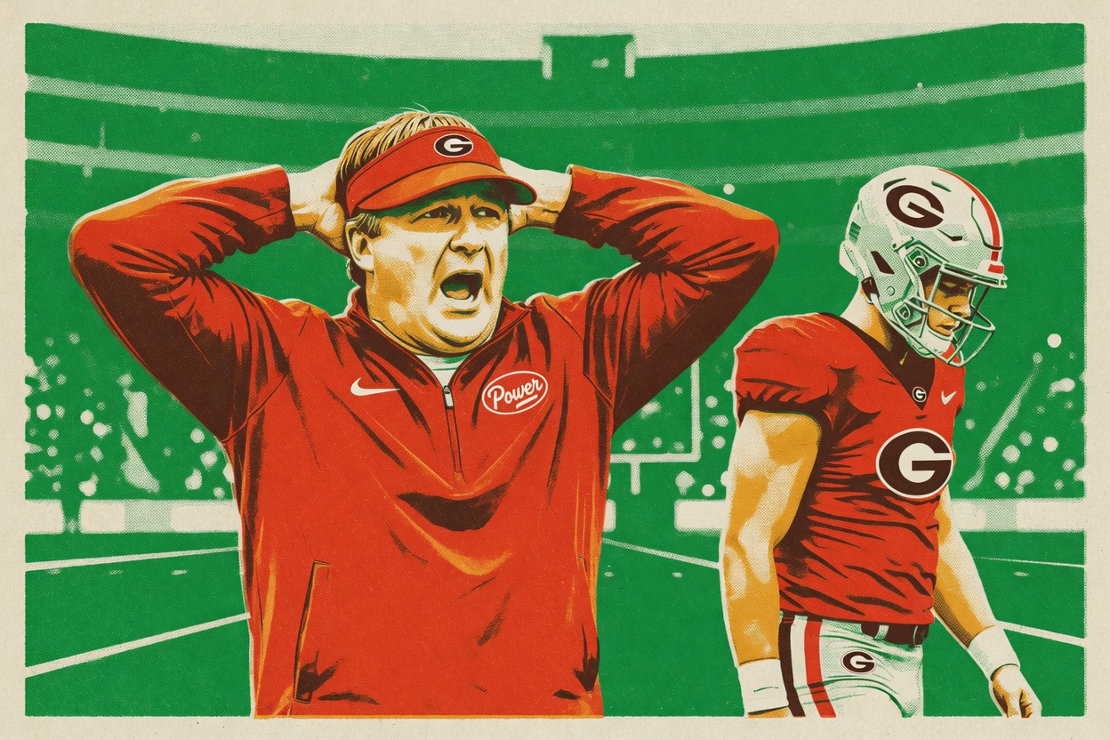 No. 1, favored by 20.5, beaten by its own center: Georgia owns the tank job of the week
