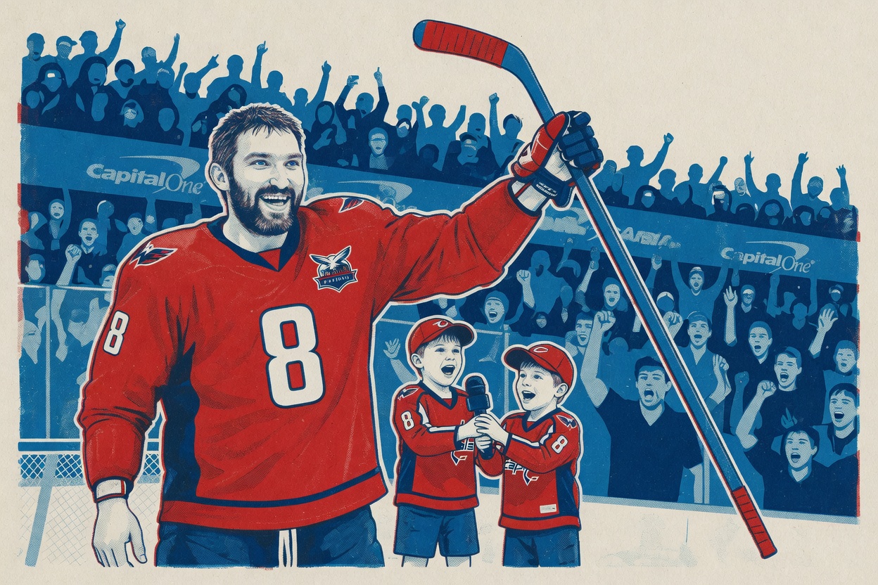 You turned Ovechkin's goodbye tour into a referendum on his gut