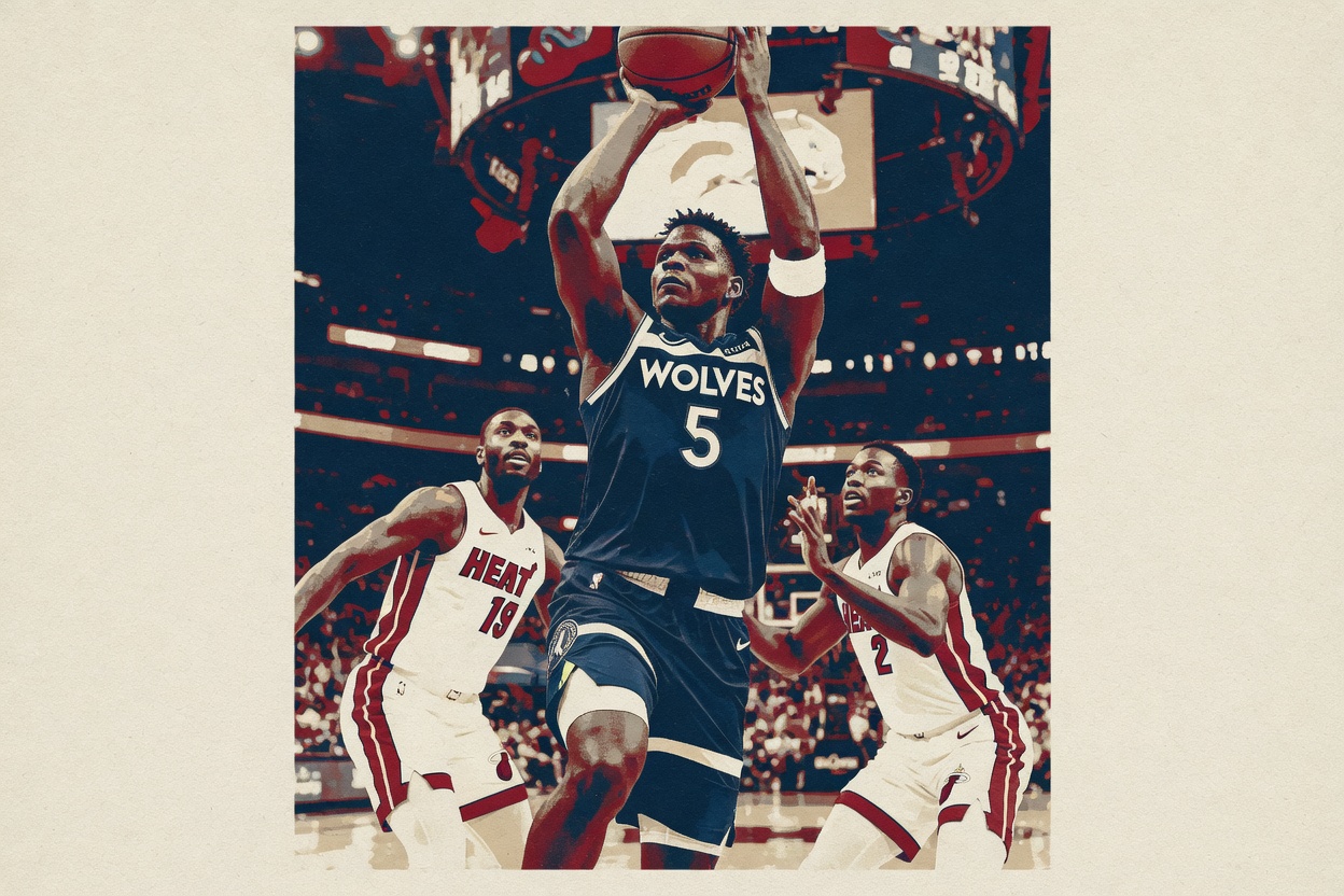 Anthony Edwards set a scoring record. The Giannis storylines buried it.