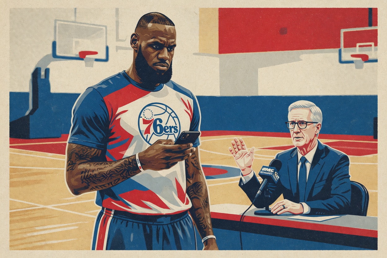 Mike Breen aired 'someone I trust' as fact, and LeBron called it a lie