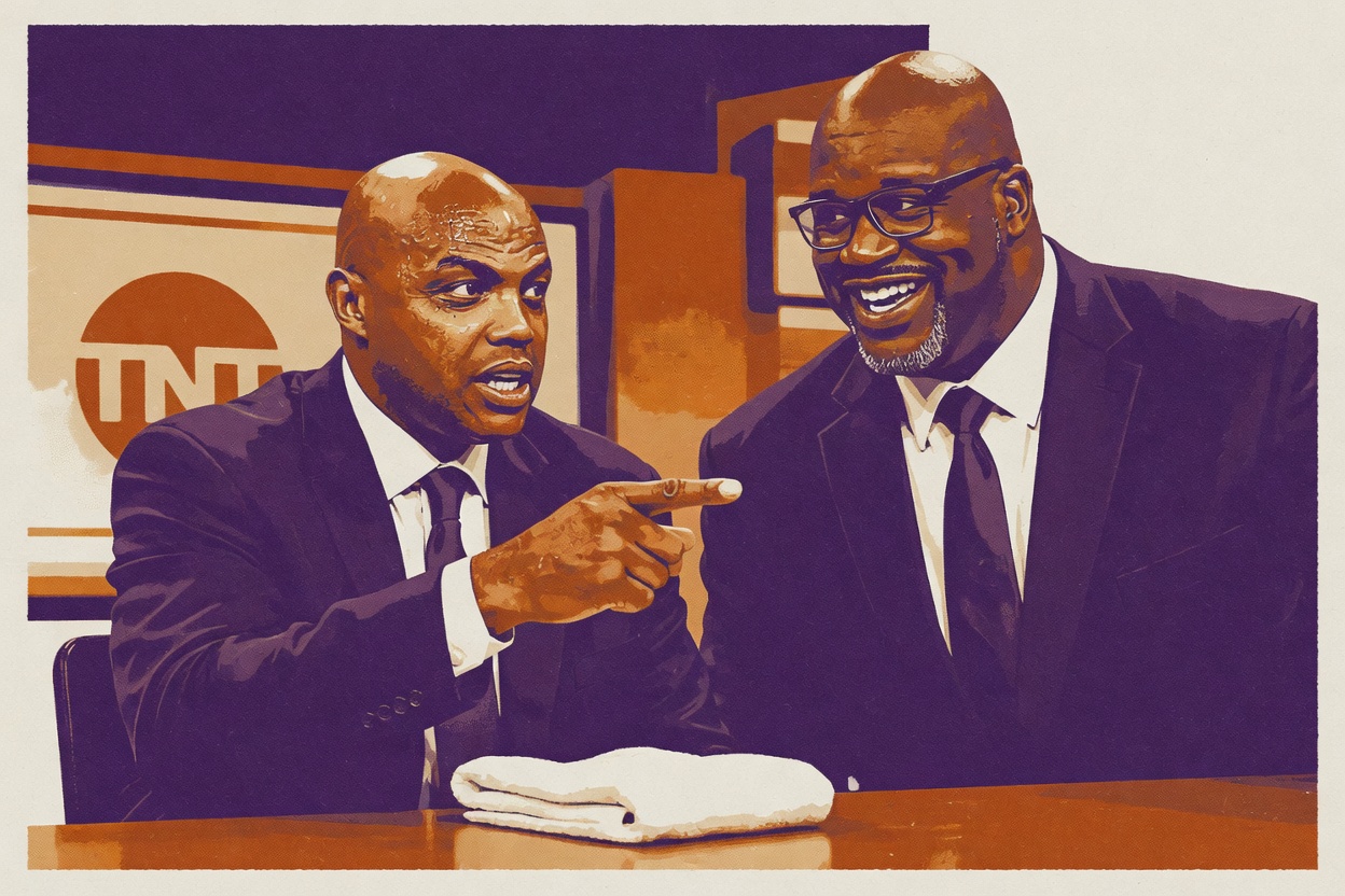 Barkley told the media to drop Jordan. Then he reached for Jordan's six rings on live TV.