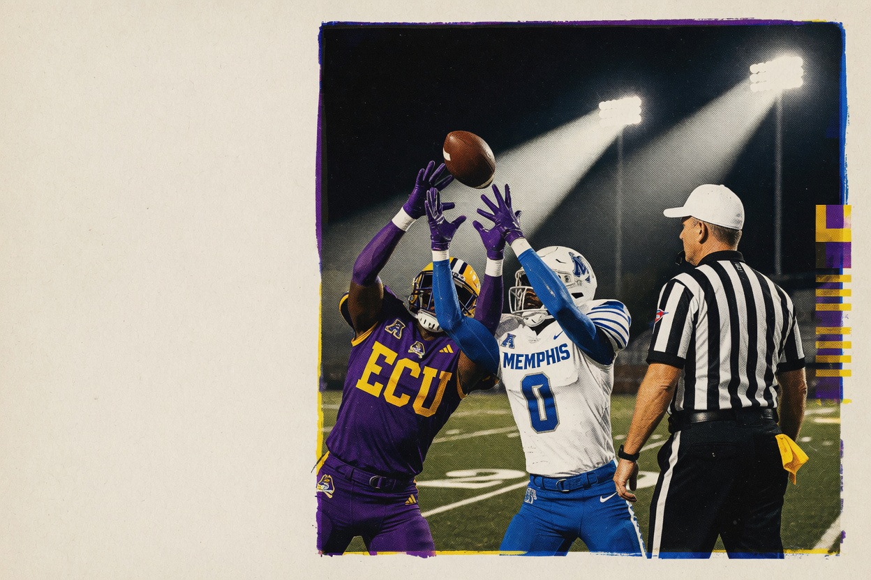 16-3, three turnovers, and ECU still wants to blame the refs