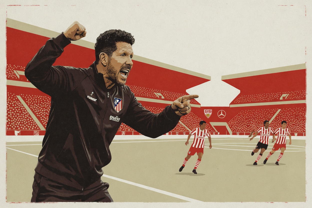 Hjulmand wasted it. Atlético were never actually winning this