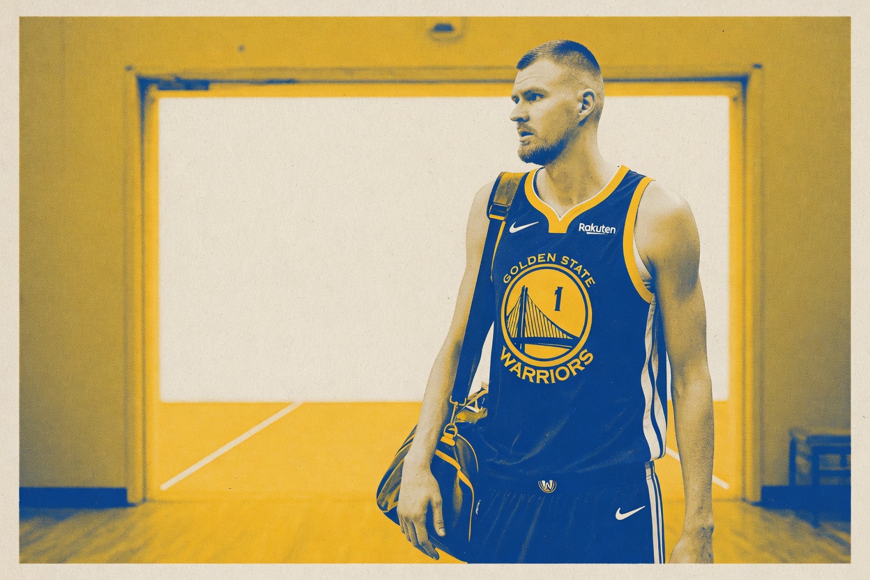 Golden State guaranteed Porzingis $23 million. He won't walk into the building.