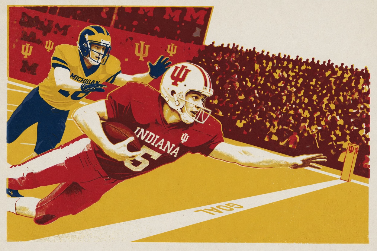 Indiana's defense won at Michigan while the offense tried to give it back