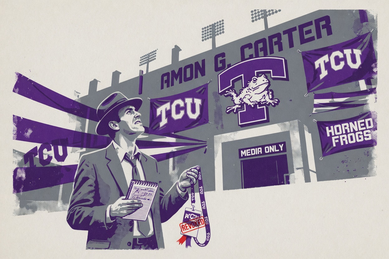 TCU Named Its Stadium After a Star-Telegram Man, Then Barred the Star-Telegram's Reporter