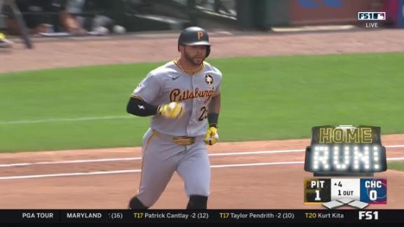 Cubs score late, beat Pirates 3-1