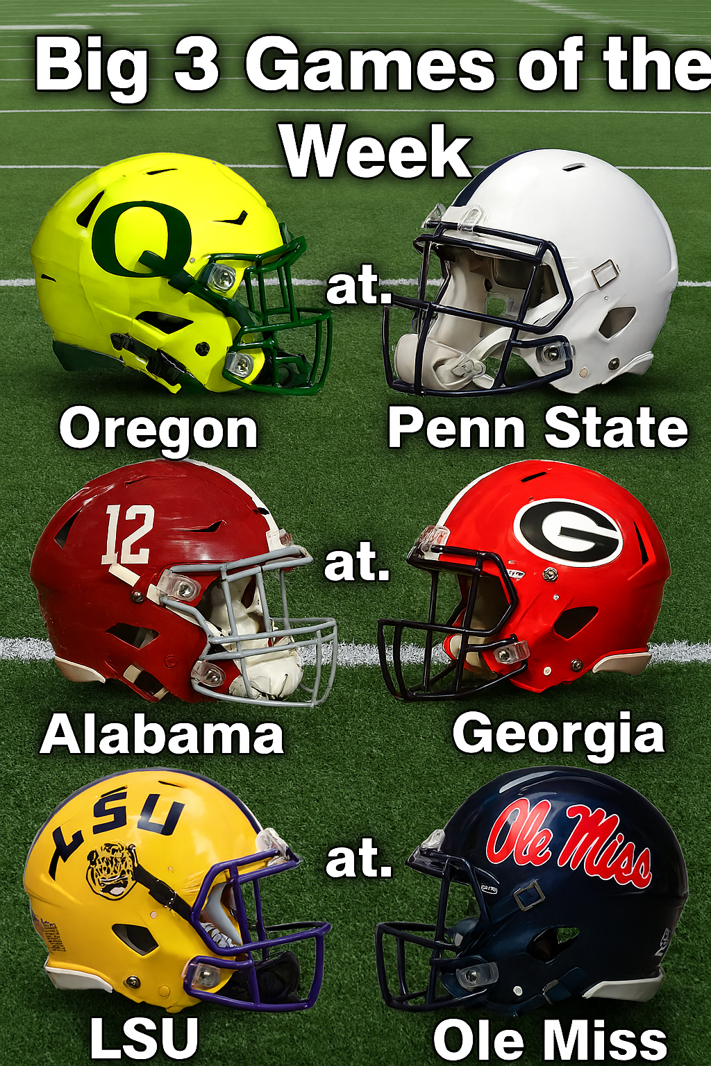Sportsvival’s Top 3 Games of the Week