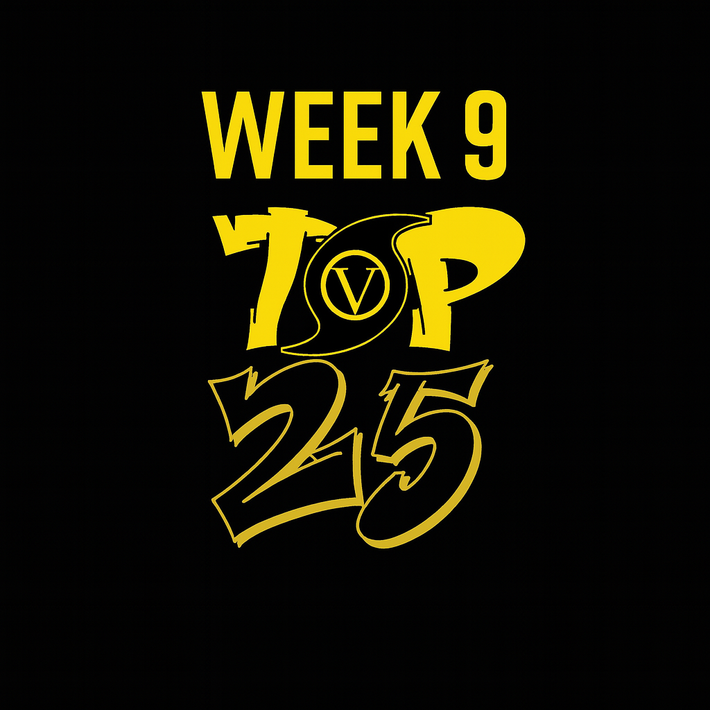 Top 25--Week 9 (10-19-25)