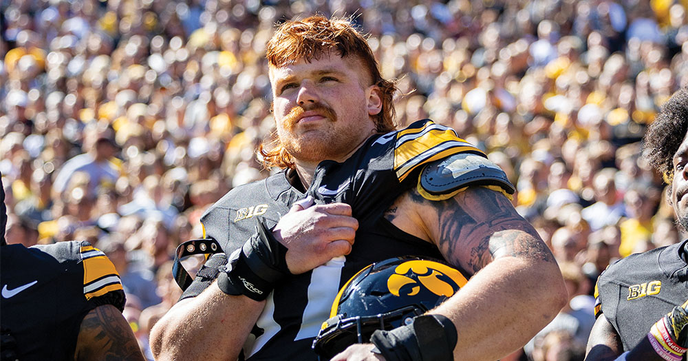 NFL Draft Prospect- Iowa,Tackle- Gennings Dunker