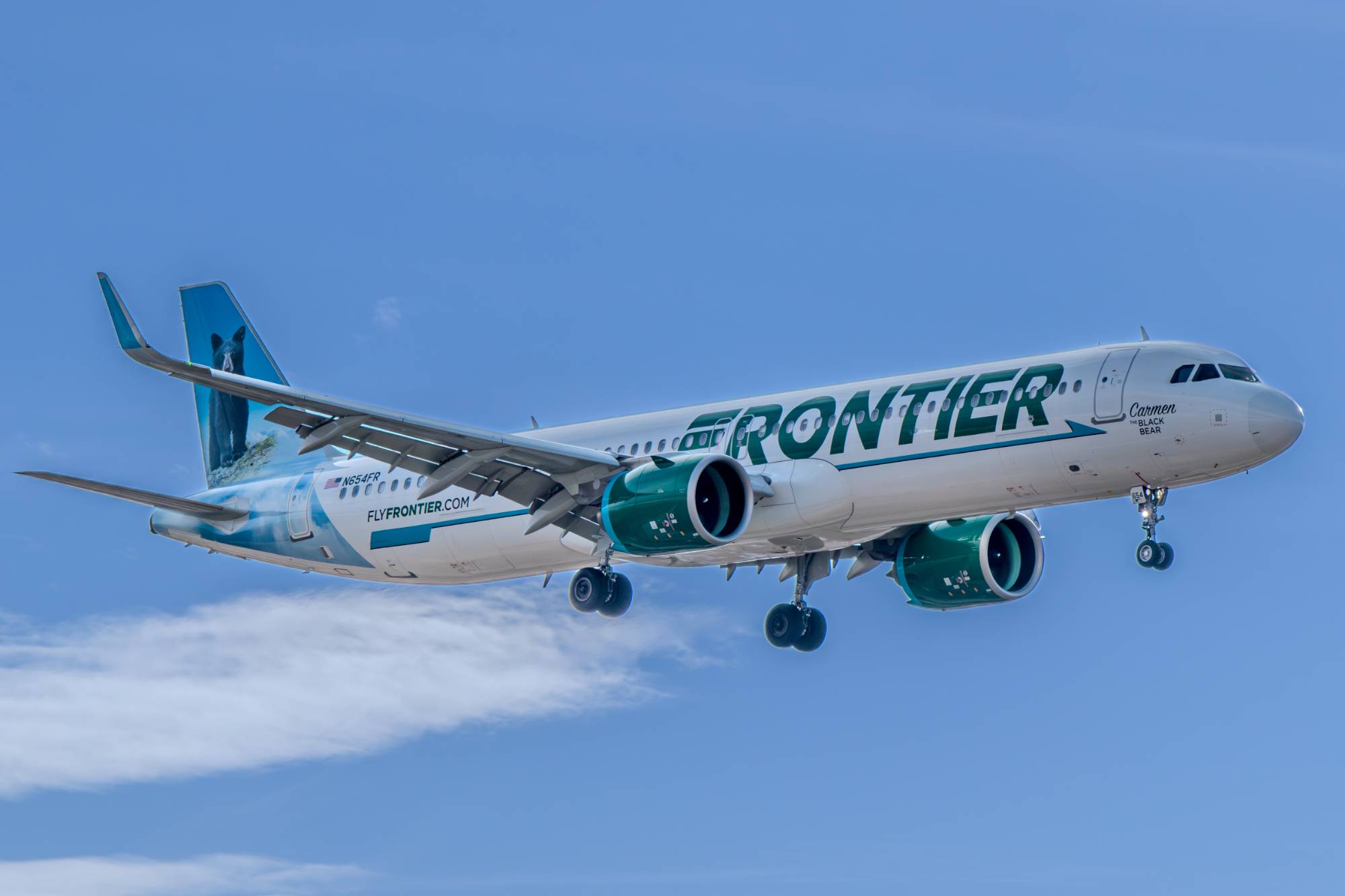 Frontier N654FR at KSLC by robertgiudice22