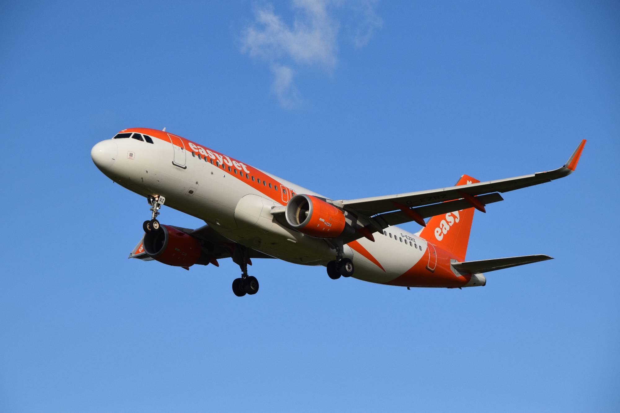 easyJet G-EZRZ at EGGD by mj7