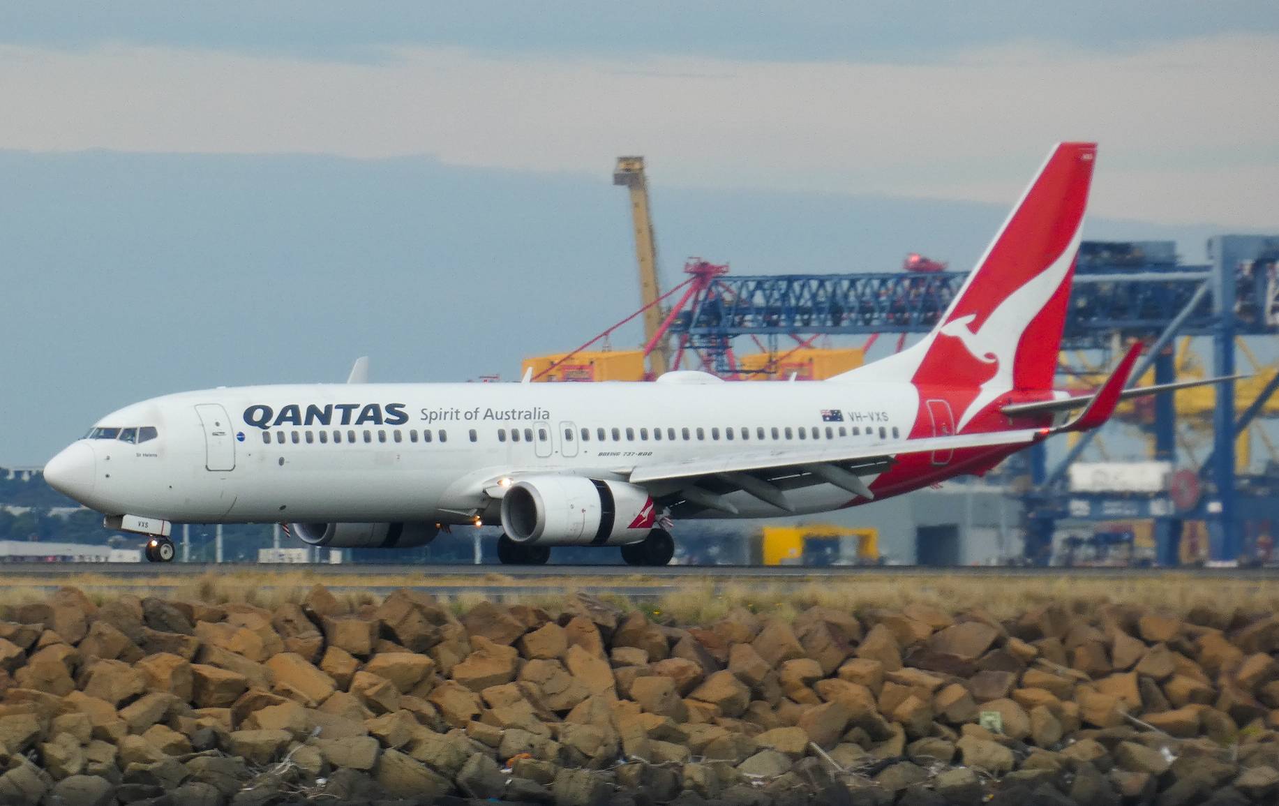 Qantas VH-VXS at YSSY by SingingAvgeek