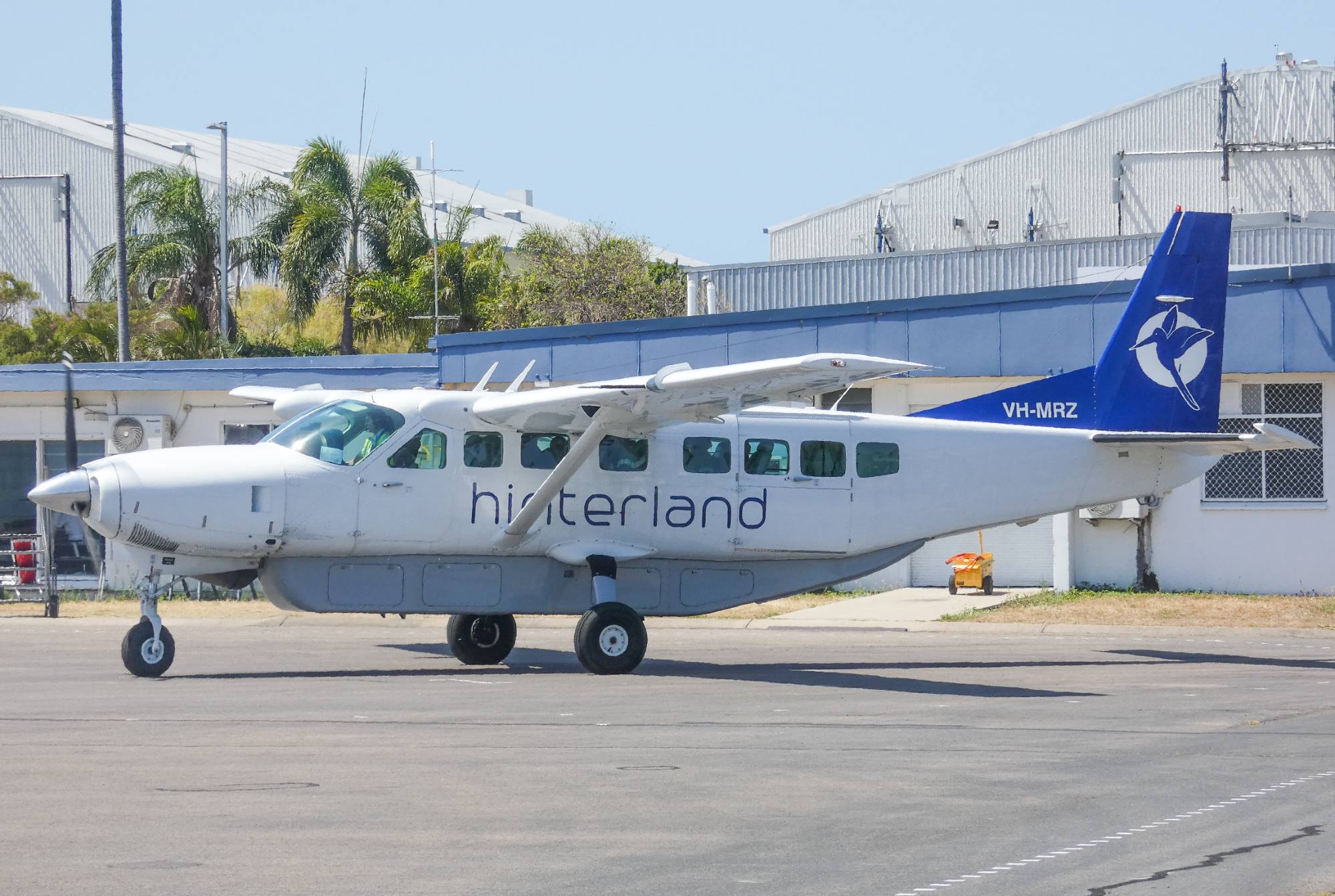 Hinterland Aviation VH-MRZ at YBTL by SingingAvgeek