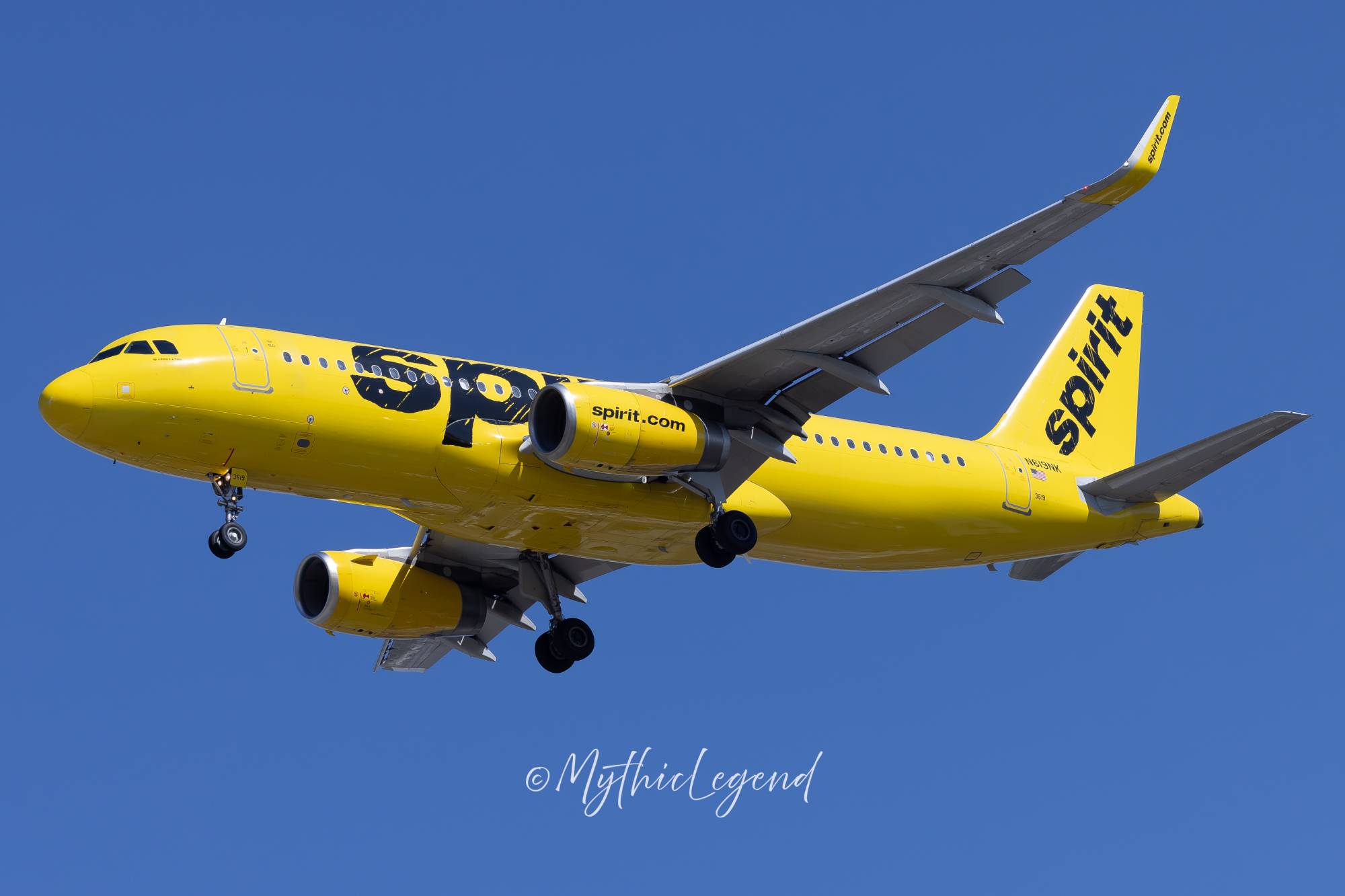 Spirit Airlines N619NK at KEWR by MythicLegend